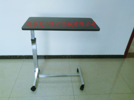 高档优质不锈钢护理床餐桌*移动餐板/可升降床边桌 医用病床餐桌