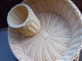 塑胶编织篮子