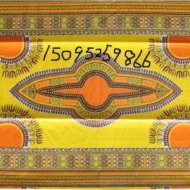 现货供应出口非洲的纯棉仿蜡印布24*24 African java wax fabrics
