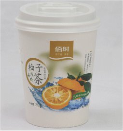 山东威海杯装柚子茶 速溶果味果汁粉冲饮批发果汁粉果味粉OEM代加工