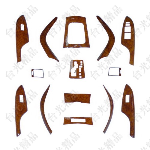丰田卡罗拉汽车2008年桃木内饰贴件（14件）