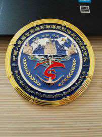 中国人名解放军勋章订做、海军纪念币制作、深圳纯银纪念币厂家