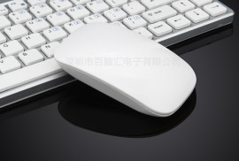 苹果白色触摸滚轮2.4G无线鼠标