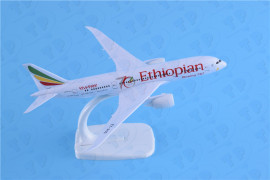 波音B787埃塞俄比亚航空合金飞机模型20cm航空模型