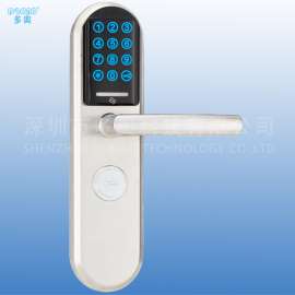 多奥智能电子门锁 指纹+密码+刷卡酒店电锁