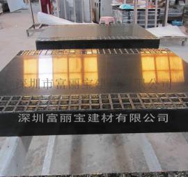 深圳石英石厂家供应黑色马赛克石英石桌面、台面、操作台来图定制厂价直销