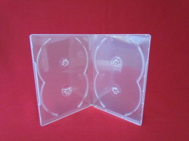 14MM 特透4 碟DVD 盒（无中板）