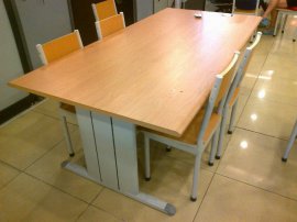 西安会议桌厂家定做小型会议桌书桌补习桌