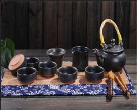 乌金釉陶瓷茶具，乌金釉陶瓷茶具-深圳八方礼