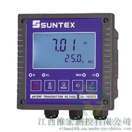 供应台湾上泰SUNTEX PC-3100 3100RS微电脑pH/ORP变送器/双输出 原装正品