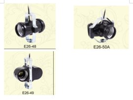 ULE26电木两、三叉灯头