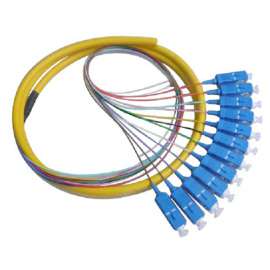 厂家供应光纤跳线SC/12芯尾纤电信级品质