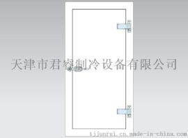 天津冷库平开门 自动回归冷库铰链门 全埋型冷库平开门