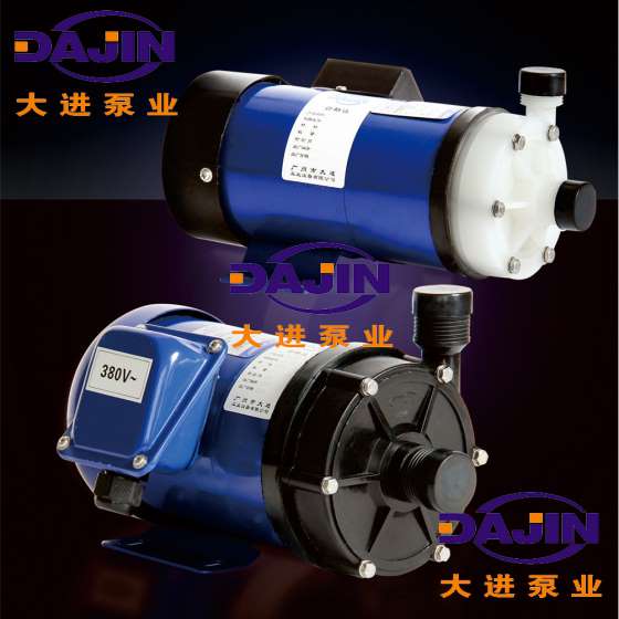 广州大进泵业厂家直销PVDF衬氟塑料DJF-70R型耐酸碱电镀磁力泵