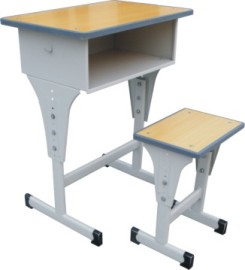 单柱升降课桌椅