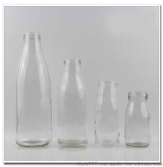 厂家销售玻璃奶瓶，玻璃瓶，酸奶瓶，奶吧鲜奶瓶