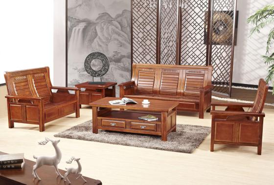 家具批发沙发组合香樟木 客厅办公沙发全实木