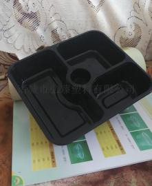一次性塑料餐盒、方形餐盒、四格快餐盒、环保餐盒、pp餐盒
