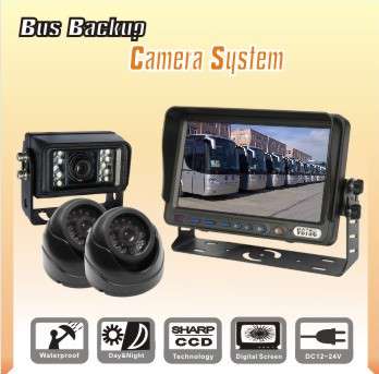 公交车载后视系统 货车 巴士 旅游车辆倒车影像监控系统（DW-7283A13）