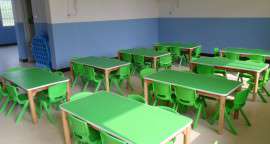 供应儿童实木课桌椅，广西钦州幼儿园课桌椅，玉林儿童课桌椅价格