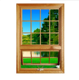 断桥铝木型材门窗实木门窗铝木复合
