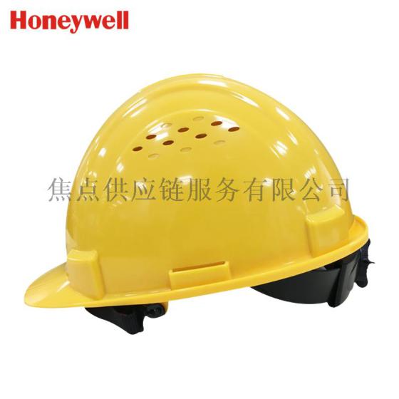 霍尼韦尔 H99SABS带通风孔安全帽 黄色施工工地帽 H99RA102