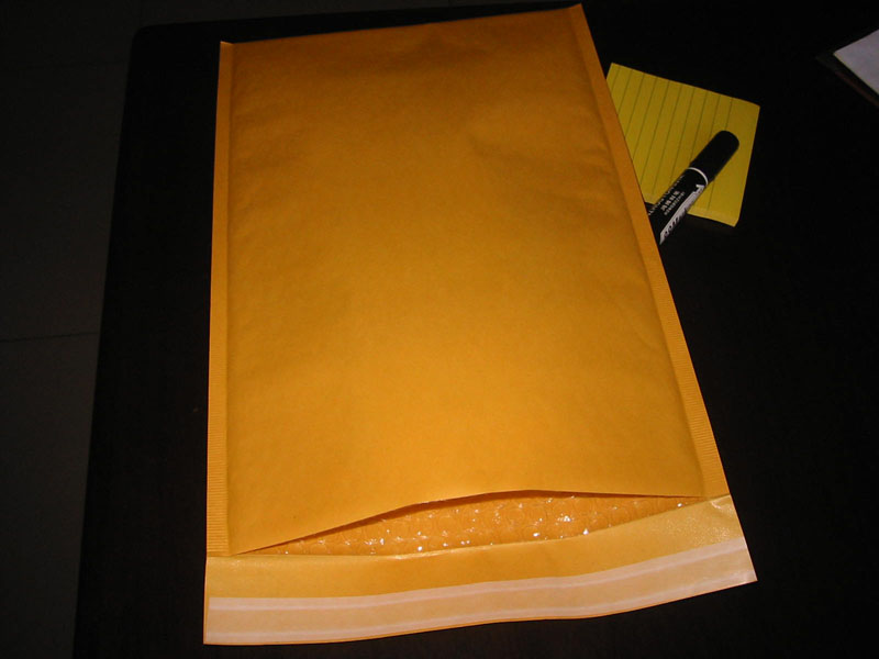 黄色牛皮纸复合汽泡信封