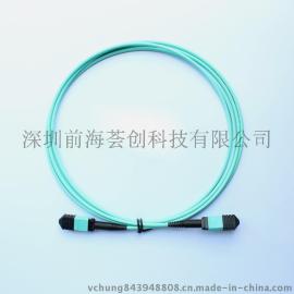 荟创MPO光纤跳线MPO多模OM4 40G光纤跳线MTP光纤跳线