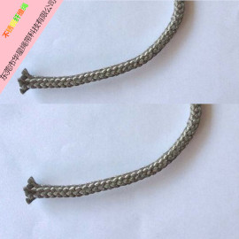 耐热 耐高温不锈钢纤维绳 金属纤维绳 采用316L不锈钢纤维编织 厂家直销
