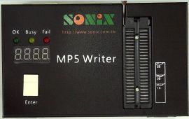SONIX松翰单片机开发工具，MP5 WRITER SONIX 2系列OTP及FLASH烧录器，原装正品供应