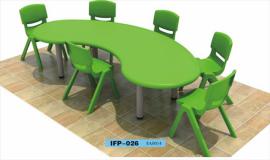 幼儿园安全塑料桌椅, 实木桌椅