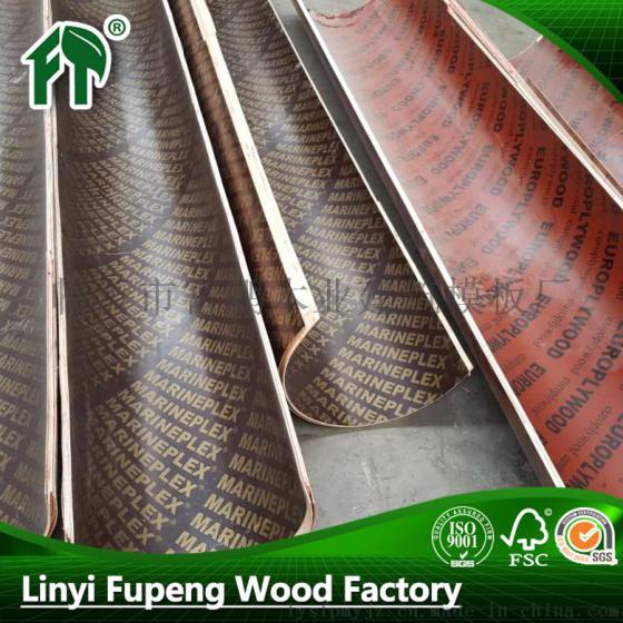 临沂厂家批发直销直径30cm-100cm圆形圆柱木制建筑模板覆膜板