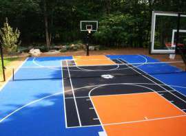 篮球场运动地板_网球悬浮拼装式运动地板_羽毛球悬浮拼装运动地板