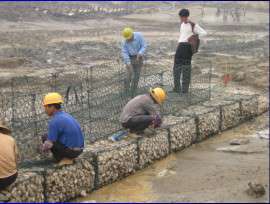 格宾石笼单价雷诺护垫计算五绞格网护垫生态护坡石笼网优质低宾笼