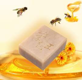 台湾手工皂 蜂蜜儿童皂 润肤安神 宝宝专用皂