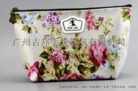 韩国笔袋大牌花卉牡丹花玫瑰花卡通防水洗漱包收纳包大容量化妆包