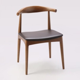 北欧实木餐椅|水曲柳休闲椅子批发|咖啡厅酒店西餐厅餐桌椅组合|