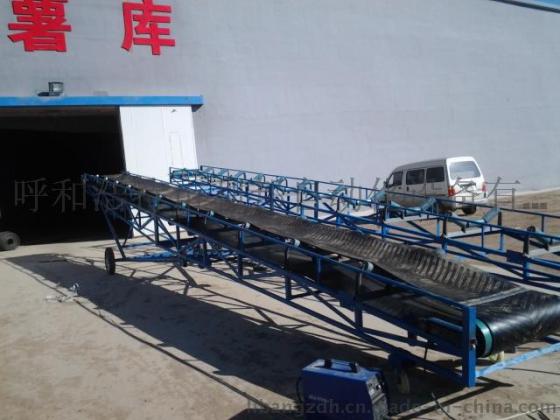 内蒙古利邦自动化粮食装车皮带输送机