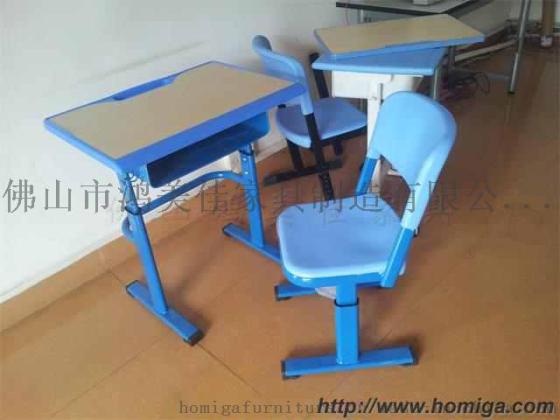 新款塑钢课桌椅尺寸，广东鸿美佳厂家优惠批发塑钢课桌椅