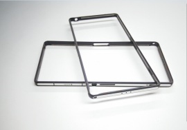 铝挤型CNC加工铝合金手机中框边框氧化高光加工