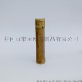 厂家定制批发无漆竹茶叶罐 创意竹节收纳筒 竹子包装