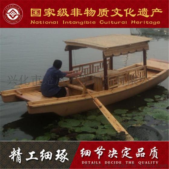 哪有木船厂家出售优质旅游观光单篷船 定做浙江杭州公园景区游船