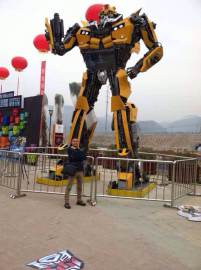 常州变形金刚机器人模型1-13米大黄蜂展览租赁