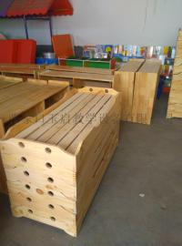 专业供应幼儿园实木桌椅床柜