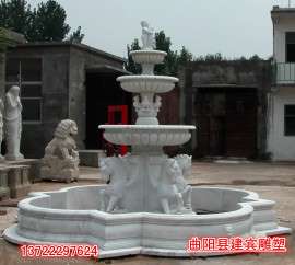 供应欧式喷泉 汉白玉喷泉雕塑 喷泉设计与制作