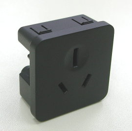 15A 澳规插座 PDU嵌入式插座 卡式电源插座