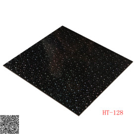 黑色星星镭射转印的PVC天花板（HT-128）