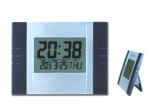 LCD大屏幕台挂两用电子钟（E-800）