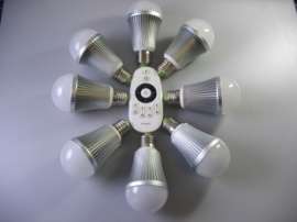 LED调光调色温2.4G球泡灯控制方案