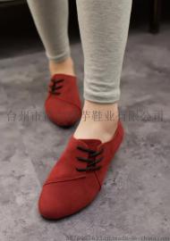 海芋25902015新款秋季女鞋平底平跟单鞋休闲韩版外贸鞋